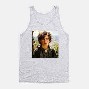 Painting of Timothee Chalamet Tank Top